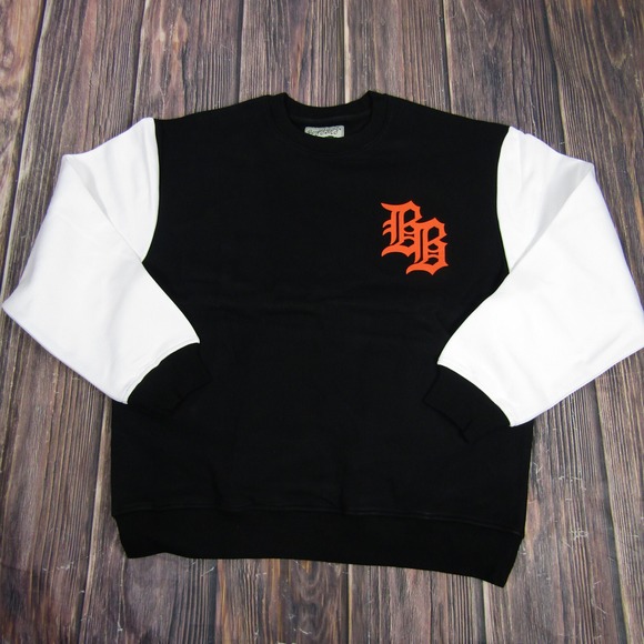 Bogey Boys Other - Bogey Boys‎ Sweatshirt Mens Large Black White BB Logo Colorblock Pullover